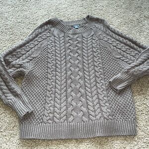 American Eagle army green sweater